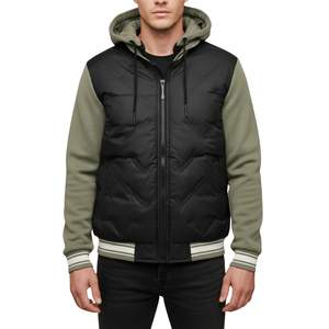 Hooded Puffer <b>Jacket</b> <b>Men</b> Winter Bubble Coat Custom Logo <b>Padded</b> Outerwear <b>Lightweight</b> Warm Streetwear <b>Jacket</b> For <b>Men</b> - Product Image 5