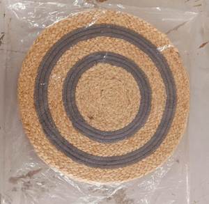 Ensemble de tenture murale en rotin naturel fait à la main inde napperon de plaque personnalisable réutilisable jetable pour les meubles Amazon - Product Image 2