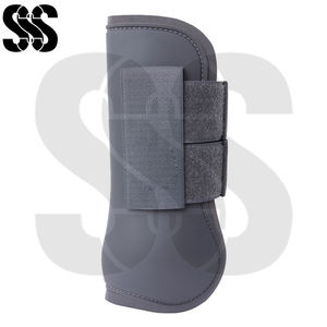 OEM ODM Service Durable Breathable Equestrian Horse <b>Boots</b> Tendon Fetlock Protection Lightweight Training Genuine Leather - Product Image 4