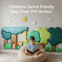 Protection murale souple anti-collision 3D pour la décoration de chambre d'enfant, idéale pour les crèches et les écoles maternelles