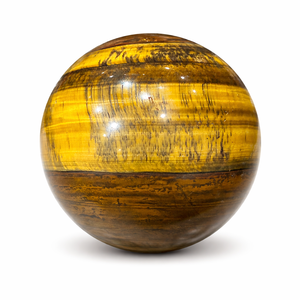 Esfera de Cristal de Ojo de Tigre Amarillo de Alta Calidad, Bola de Piedra Pulida Lisa para Sanación Reiki, Decoración Espiritual para el Hogar y la Oficina - Product Image 1