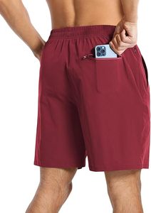 <b>Men's</b> 100% Cotton Gym Training <b>Shorts</b> Quick Dry and Breathable with Elastic Waist for <b>Running</b> and Casual Outfits - Product Image 5