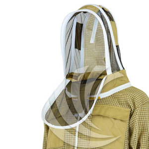 Chaqueta de Apicultura Color Caqui Resistente a Picaduras con Cremallera Frontal, Múltiples Bolsillos, Ventilada y Resistente, Proveedor Mayorista de Equipo de Trabajo para Colmenas - Product Image 1