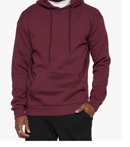 Sudadera con Capucha Informal de Manga Larga para Hombre, Sudadera de Forro Polar Grueso, Sudadera Holgada de Corte Relajado con Hombros Caídos, CVC - Product Image 3