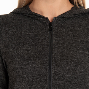 Sweat à capuche long d'été sur mesure pour femmes de grande taille OEM pull à séchage rapide respirant à coupe surdimensionnée marque privée impression Logo - Product Image 5