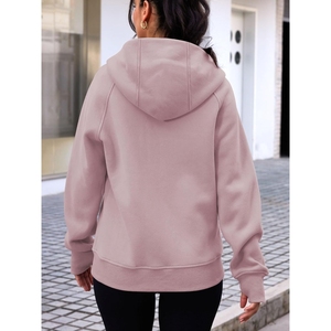 Pull à capuche pour femme en coton de haute qualité avec logo imprimé personnalisé Vente en gros - Product Image 5