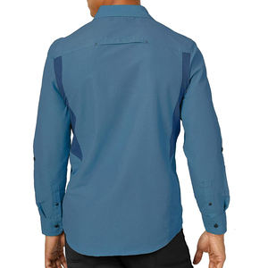 Chemise de pêche à manches longues pour homme, respirante, élégante, personnalisée, protection UV, grande taille, séchage rapide - Product Image 2