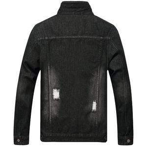 Chaqueta Vaquera Casual para Hombre, Transpirable, Resistente al Viento, Ecológica, con Bordado, Estampado Personalizado, Secado Rápido, Material Personalizado, Primavera - Product Image 5