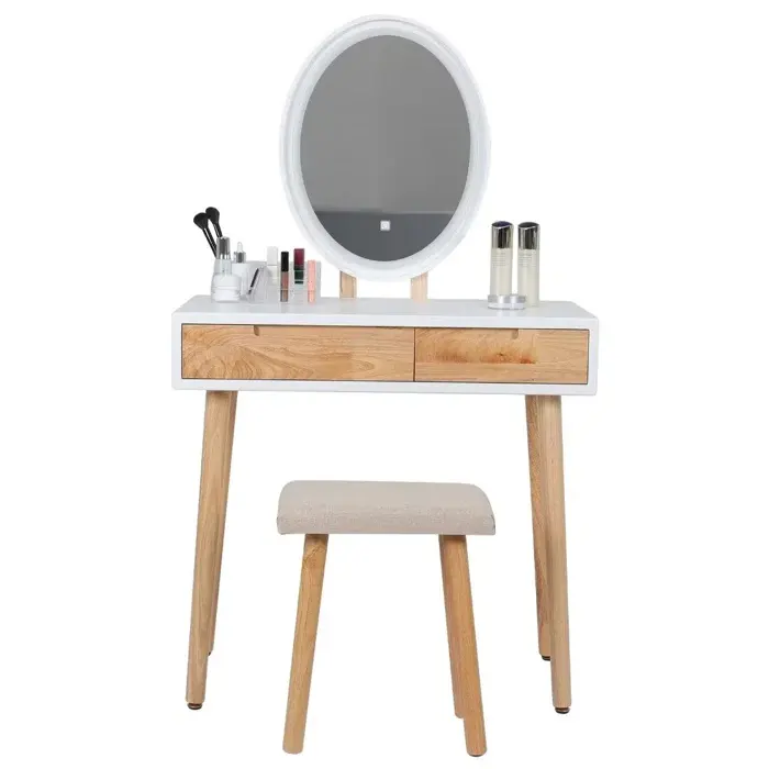 Makeup Vanity with Storage Convenient Vanity Table for Storing Essentials
