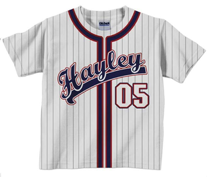 Venta al por mayor Top Trending uniformes camisas jersey de béisbol para los hombres con rayas de béisbol personalizado cuello redondo tendencia hasta jersey de béisbol - Product Image 1