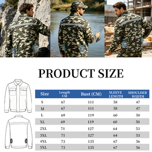 Universal USB <b>Cooling</b> Fan <b>Jacket</b> Compatible with 5V Fan Equipped Clothing for Summer Outdoor Sports Hiking - Product Image 4
