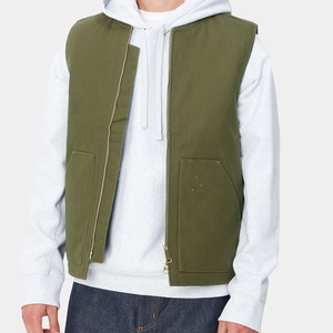 Chaleco de Lona Transpirable Personalizado OEM, Chaleco Deportivo de Invierno para Exteriores sin Mangas, Chaleco de Lona de Calidad Única para Hombre - Product Image 4