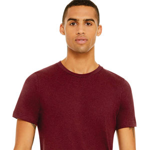 Airlume-Camiseta de algodón peinado y anillo, camiseta de manga corta CVC Unisex, 52% Poly 32, 48% oz, brezo Cardinal, 4,2 - Product Image 4