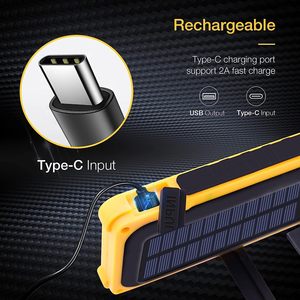 Torcia LED Solare Ricaricabile 10+5W 6500K 800Lm IP44 14,2x7,1cm (F-Bright 2423310) - Product Image 3