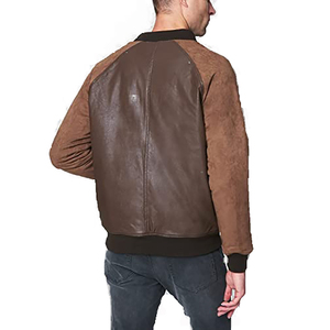 2024 Logo personnalisé veste en cuir véritable hommes à manches longues nouvelle saison d'hiver vestes en cuir personnalisées 100% - Product Image 3