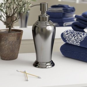 Distributeur de lotion en cuivre avec fini chocolat antique parfait pour accessoires de salle de bain élégants et bouteille de savon liquide - Product Image 5