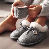 Rehaussez votre style : Chaussons chauds jetables antidérapants en feutre, doublure en cuir véritable, mode népalaise, pour l'hiver