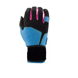 Custom Fit di alta qualità guanti da Baseball da battuta destrorsi sagomati imbottitura del palmo in materiale traspirante uncino resistente - Product Image 4