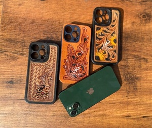 เคสโทรศัพท์หนังแท้14 Pro/15 Pro, ใหม่ล่าสุดเคสมือถือหนังแท้หรูหราสไตล์ตะวันตก