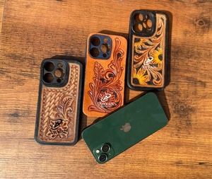 Nuovo arrivo elegante custodia per telefono in pelle con utensili a mano personalizzata Vintage di lusso telefono di alta qualità 14 Pro/15 Pro cover per cellulare