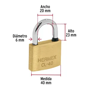 Scatola a 3 unità con lucchetti di sicurezza in ottone da 40mm con gancio corto Blister in acciaio impermeabile e antifurto - Product Image 2