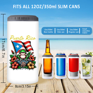 Venta al por Mayor en EE. UU. - Enfriador de Latas de Cerveza de Acero Inoxidable de Doble Pared, Aislado, para el Día de la Independencia, 250.º Aniversario, Regalo para el 4 de Julio - Product Image 3