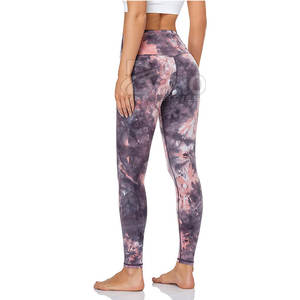 Mallas XL sin costuras de alta calidad para mujer, ropa deportiva de nuevo diseño para entrenamiento de gimnasia, correr, Fitness, Material de LICRA con cintura con logotipo - Product Image 3