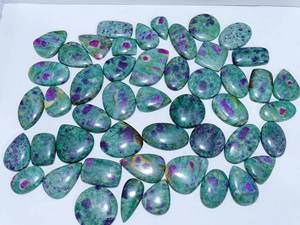 Rubí Natural de alta calidad en fucsita, cabujón de piedras preciosas sueltas, lote al por mayor de piedras preciosas naturales, fabricación de joyas - Product Image 2