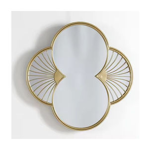 Miroir mural vintage en acier et fer, aspect bambou, décoration intérieure, vente chaude - Product Image 3