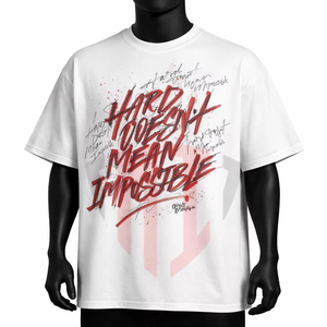 เสื้อยืดลำลองสีขาวสำหรับผู้ชาย คอกลม แขนสั้น ดีไซน์เรียบง่าย ทรงโอเวอร์ไซส์ ผ้าเจอร์ซีย์คอตตอน 100% ระบายอากาศได้ดี ผ่านการซักแล้ว - Product Image 1