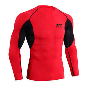 Meilleure vente 2025 hommes Rash Guard 100% Polyester Top Design élégant nouvelle version - Product Image 2