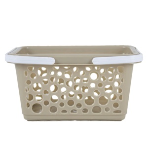 Cesta de compras portátil de plástico PP a granel, bolsa de mano para supermercado, organizador de artículos de aseo, cesta de almacenamiento de malla - Product Image 2