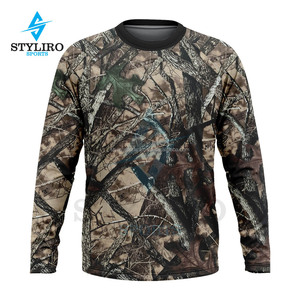Camisetas de Manga Larga para Hombre, de Algodón/Poliéster, con Estampado de Camuflaje RealTree, Impresión Digital, para Caza y Camping - Product Image 5