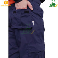 Pantalon FR personnalisé Haute visibilité Respirant Poches cargo Résistant aux flammes Vêtements de travail Finition hydrofuge et anti-huile Sécurité industrielle