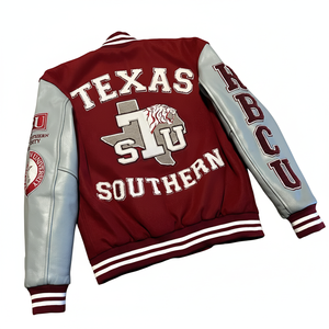 Veste universitaire en laine OEM veste de baseball couleur et logo personnalisé pour les commandes en gros - Product Image 3