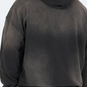 Dernier style de pull personnalisé Streetwear vierge Acid Wash Eco-Friendly Heavyweight Drop Shoulder Hoodie Spring Fashionable - Product Image 6