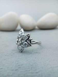 Custom Fancy Solitaire VVS Lab Grown Forma redonda Diamante 14K 18K Oro Compromiso Anillo de bodas Conjunto de moda 100% Satisfacción - Product Image 3