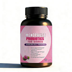 Cápsulas de Suplemento para la <span class=keywords><strong>Menopausia</strong></span> de Marca Privada OEM al por Mayor para Mujeres, para el Equilibrio de Estrógenos, <span class=keywords><strong>Sofocos</strong></span> y Alivio de la <span class=keywords><strong>Menopausia</strong></span> - Product Image 1