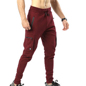 Pantalones para correr a prueba de viento forro polar informal diario algodón 100% clásico estampado de logotipo personalizado del mejor proveedor para hombre - Product Image 3