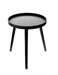 โต๊ะข้างทรงกลมทำจากไม้พร้อมขาโลหะเป็นมิตรกับสิ่งแวดล้อม & พื้นที่จัดเก็บมีสีกำหนดเองได้ - Product Image 1