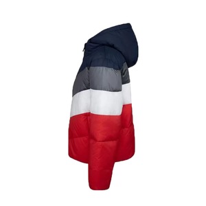 Venta caliente Chaquetas acolchadas para hombres Colores personalizados Diseño popular Concha de lino Patrón sólido Frente Mandarín Servicio OEM disponible - Product Image 6