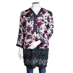Kurti ample pour femmes - Multicolore - Product Image 1