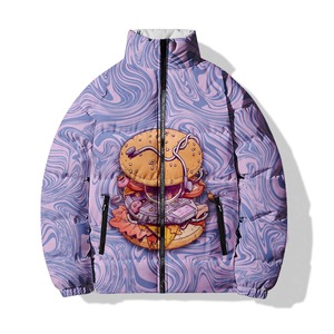 Chaquetas de Hombre con Cuello Alto Personalizadas, Chaqueta Acolchada Estampada de Primera Calidad, Diseño Elegante, Chaquetas de Invierno con Cremallera - Product Image 6