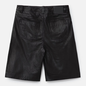 Calidad superior de moda nueva moda diseño personalizado ropa exterior para adultos cómodos nuevos pantalones cortos de cuero genuino para hombres - Product Image 2