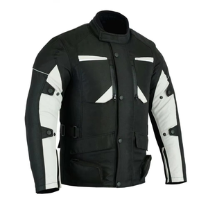 Chaqueta blindada de carreras para hombre con chaquetas de cuero para moto Chaquetas de cuero para motocicleta Motociclista callejero - Product Image 2