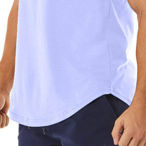 Camiseta sin mangas de brezo liso para hombre, tela de alta calidad y ajuste cómodo para camiseta sin mangas para hombre. Ropa de hombre personalizable - Product Image 3