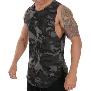 Débardeur de sport décontracté pour hommes débardeur de gymnastique ample pour hommes débardeur Stringer respirant tricoté haut de course - Product Image 5