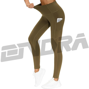 Pantalones Capri de Yoga de Cintura Alta para Mujer con Bolsillos, Elásticos, Moldeadores, para Entrenamiento, Fitness, Ropa Deportiva, Estilo ProFlex, Cómodos - Product Image 4