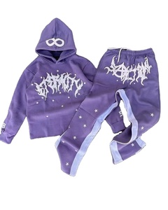 Chándal ligero de calidad superior con estampado de abullonado para hombre, ropa informal de tendencia superior, chándal con estampado de abullonado de tarifa barata antiarrugas - Product Image 1