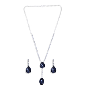 Radiant Allure 24K Gold Plated Fine Jewelry Set Bold <b>Statement</b> <b>Necklace</b> with Zircon for Party Occasions - Product Image 3